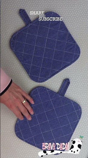 Cute Handmade Heart Themed Pot Holders - Sewing Project Idea 💡 Full Sewing Tutorial on My Channel ❤️