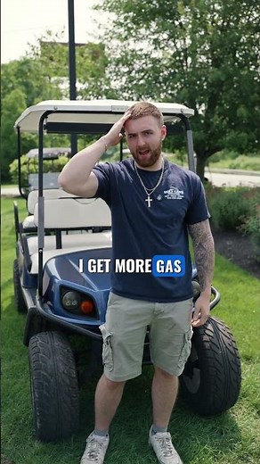 Gas vs Electric Golf Car Rentals! #shorts