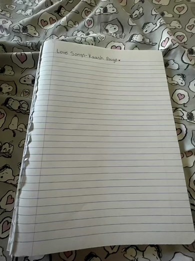 Love Songs Written in Notebook Lyrics