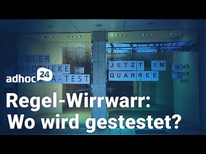 Test-Räumlichkeiten unklar / Aldi-Zertifikat / Neuer Vorstand für ARZ Haan | adhoc24 vom 08.03.21
