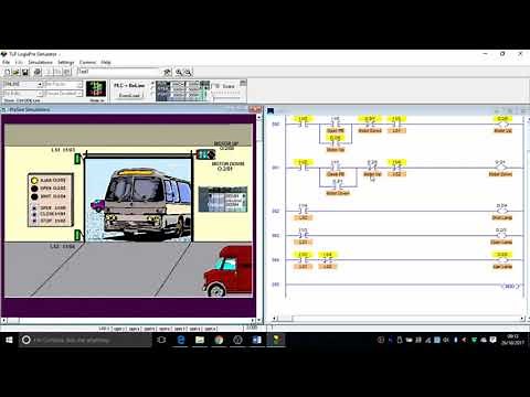 Garage Door Simulation Using Allen Bradley P.L.C- Part 2