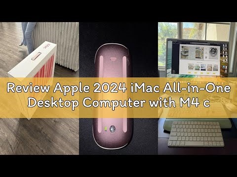 Review Apple 2024 iMac All-in-One Desktop Computer with M4 chip with 8-core CPU and 8-core GPU: Buil