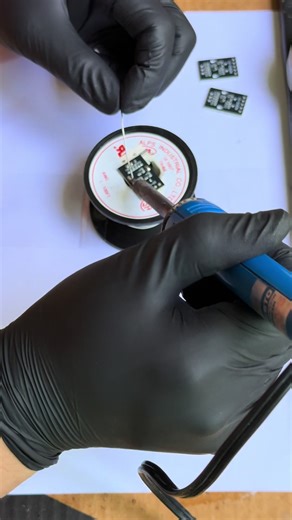 #encoder #pcb #diy ประกอบพร้อมส่งที่บ้านส้มคร๊าบ rotary encoder ที่มีวงจร sw denouncing