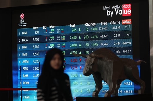 Indeks Bisnis-27 Ditutup Naik, Saham ADMR, BBRI dan INCO Kompak Menguat