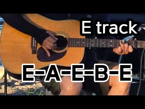 E track / Arpeggio backing / improvise / calmed and relaxed