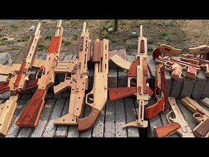 14 Amazing Solid Wood Rubber Band Guns