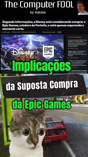 👆👆Disney Pode Comprar a Epic Games?