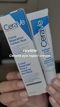 Review x Cerave Eye Repair Cream 💙 @cerave #cerawardsuki