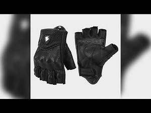 A must-have product #Motorcycle gear Motorcycle gloves Real Leather Motorcycle Gloves half-finger