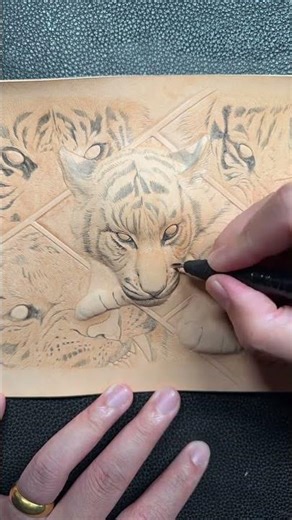 Master the Art of Leather Carving: Create Your Own Tiger