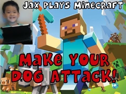 Minecraft How to Make Your Dog ATTACK on command to protect you