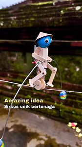 1.4M views · 14K reactions | Diy kreatif mainan akrobot sirkus ini sangat lucu dan unik #creative #kerajianan #idebarangbekas #toys #mainan #amazing #tutorials #mainanunik #kerajinan #diycrafts #tutorial #seni #unik #idedaridinamo #amazingvideo | Gudang Kreatif | Facebook