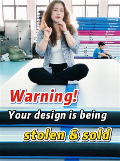 Gymnastics Mat Design Stolen and Sold: Protecting Our AirTrack