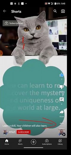 Understanding YouTube Shorts' Interface.