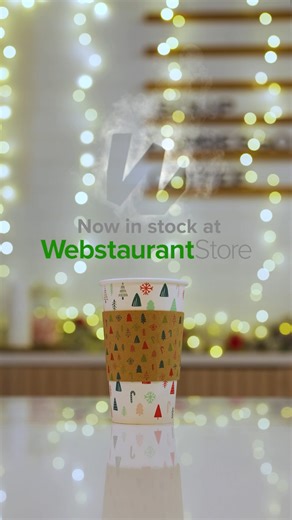 WebstaurantStore on Instagram: "Add some holiday magic to your menu. 🎄 Shop for festive cups through the link in our bio."