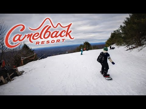 🏂 POV: Snowboarding Camelback Mountain in Tannersville, PA!
