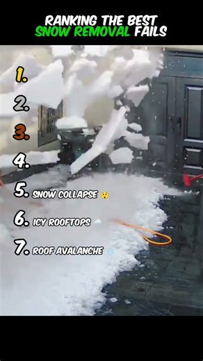 Ranking the Best Snow Removal Fails #snow #fails #best #ranking