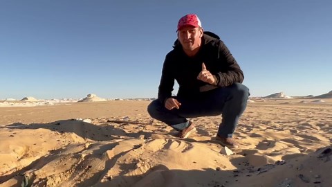 Camel cooking gone wrong in Egypt