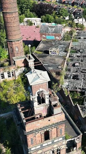Drone Flight Over Pagefield /Rylands Mill | Wigan’s Historic Landmark #urbandecay #dronefootage #fyp