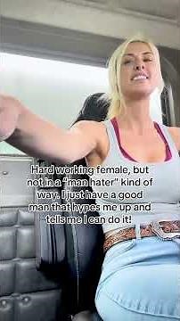 #trucking #truck #blonde #bluecollar
