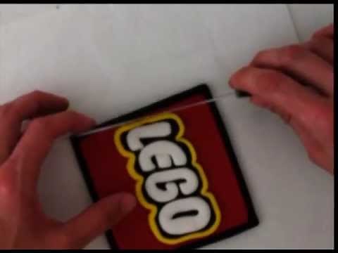 how to make fondant LEGO logo cake decorating tutorial how to cook that ann reardon