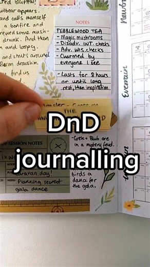 Dungeons and Dragons Journaling: Character Notes