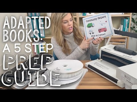 How to Make an Adapted Book for your Special Education Classroom