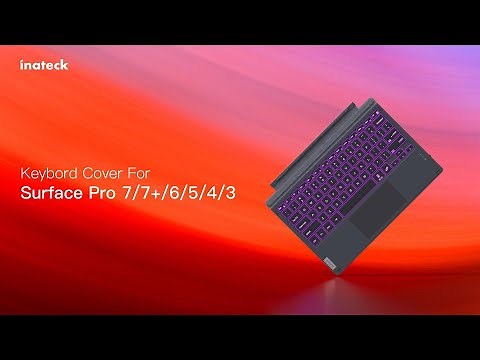 How to adjust backlight of Inateck keyboard for Surface Pro, KB02026