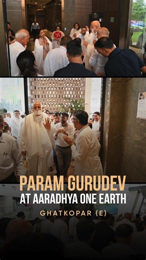 Param Namramuni Gurudev at Aaradhya One Earth, Ghatkopar (E)