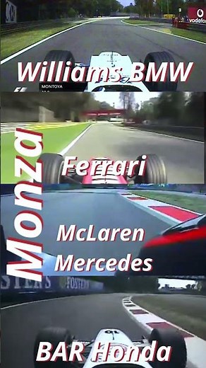 Pure F1 V10 Sound | Monza 2004 Ferrari, BAR Honda, Williams BMW & McLaren Mercedes