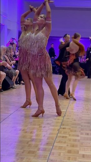 HAVE YOU EVER SEEN 2 GIRLS DANCING TOGETHER? #ballroomdance #dance #ballroom #shorts
