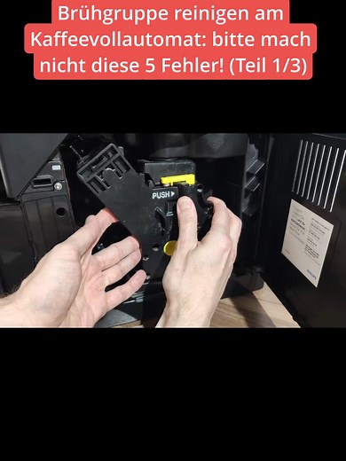 Brühgruppe reinigen am Kaffeevollautomat: 5 Fehler vermeiden