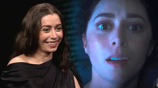 Cristin Milioti discusses her return to 'USS Callister' in season 7 of Black Mirror, now streaming on Netflix. | Entertainment Tonight