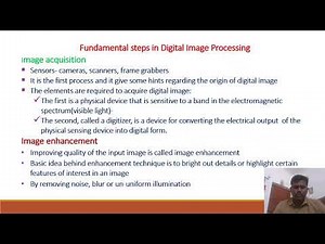 DIP 02 Fundamental steps in digital image processing