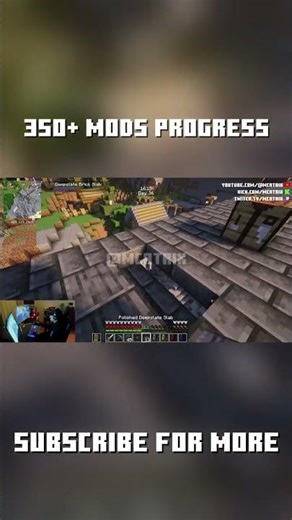 building climbing ladders for my bridge in RTX Minecraft. :D