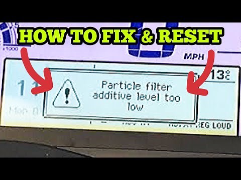 Citroen P1446 Particle Filter Additive Too Low FIXED!! Using Autel Step By Step