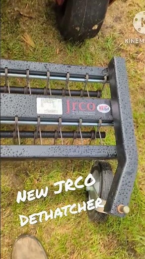 New jrco dethatching rake installed on our toro z master 4000 series mower.