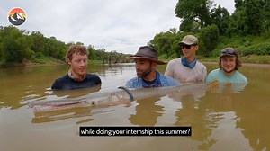 Coyote and the crew are in the back country of East Texas with the Gar Guys, and they come across one INCREDIBLE creature! The rare Crocodile Gar is an Alligator/Longnose Gar Hybrid - and it has an amazing set of teeth! Get ready to witness Coyote and the crew catching a very RARE Crocodile Gar! | Coyote Peterson