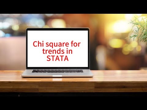 Trend analysis across ordered category/ chi square for trends in STATA