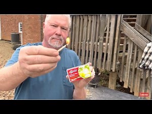 Practice Making Fire With Matches