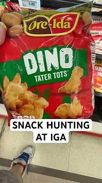 Snack Hunting for Dinosaur Tater Tots