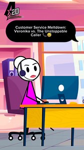 POV:Custemer Service Meltdown: Veronica vs The Unstoppable caller📞😂🤣 -Audio credit @Vxo13 | ✨️The Real Veronika #customerservice #corporate #viral #usa #worklife #work #usareels #funnyvideos #funnyreels #reelsfypシ #reelsfacebook #animation #funny #finance #jobs #Orlando #florida #employmentopportunities #everyone #orlando #employment #jokes | Animations2D