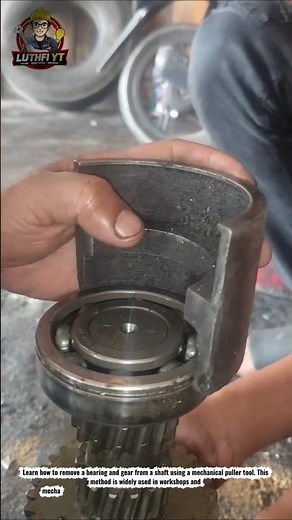 How to Remove Bearing & Gear Using Puller Tool | Easy Mechanical Repair