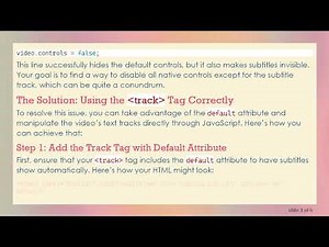 How to Add Subtitles to Your Custom HTML5 Video Player