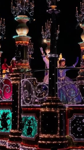 舞踏会フロートの煌めき┃エレクトリカルパレード・ドリームライツ #electricalparadedreamlights #electricalparade #ディズニーランド