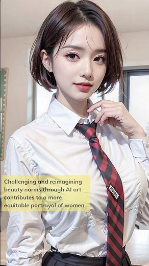 [4K] AI Beauty Art in School Uniforms| Lookbook 001