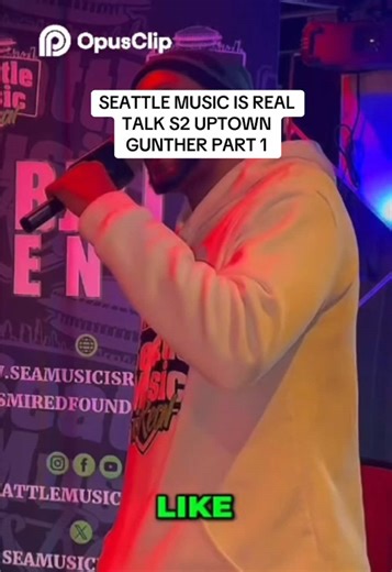 SEATTLE MUSIC IS REAL TALK POD S2 UPTOWN GUNTHER PART 1. UPTOWN GUNTHER DESCRIBING HIS STYLE #seattlemusicisreatalk #washingtondc #battlerap #podcast #fyp