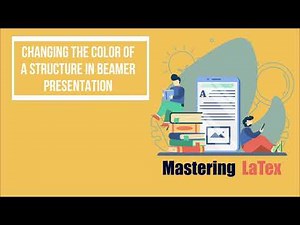 Changing the color of a structure in beamer slides