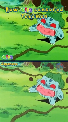 4Kids Censored Pikachu vs Bulbasaur! | #4kids #pokemon censorship