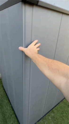 Easy To Assemble 4x6 FT Resin Storage Shed #fathersdaygiftideas